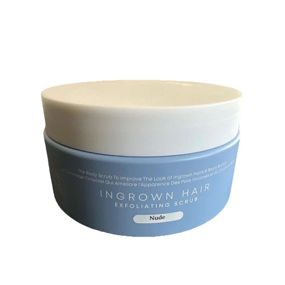 NEW - Bushbalm BUSH BALM‎ Ingrown Hair NUDE Exfoliating Scrub - 8 fl oz / 236mL